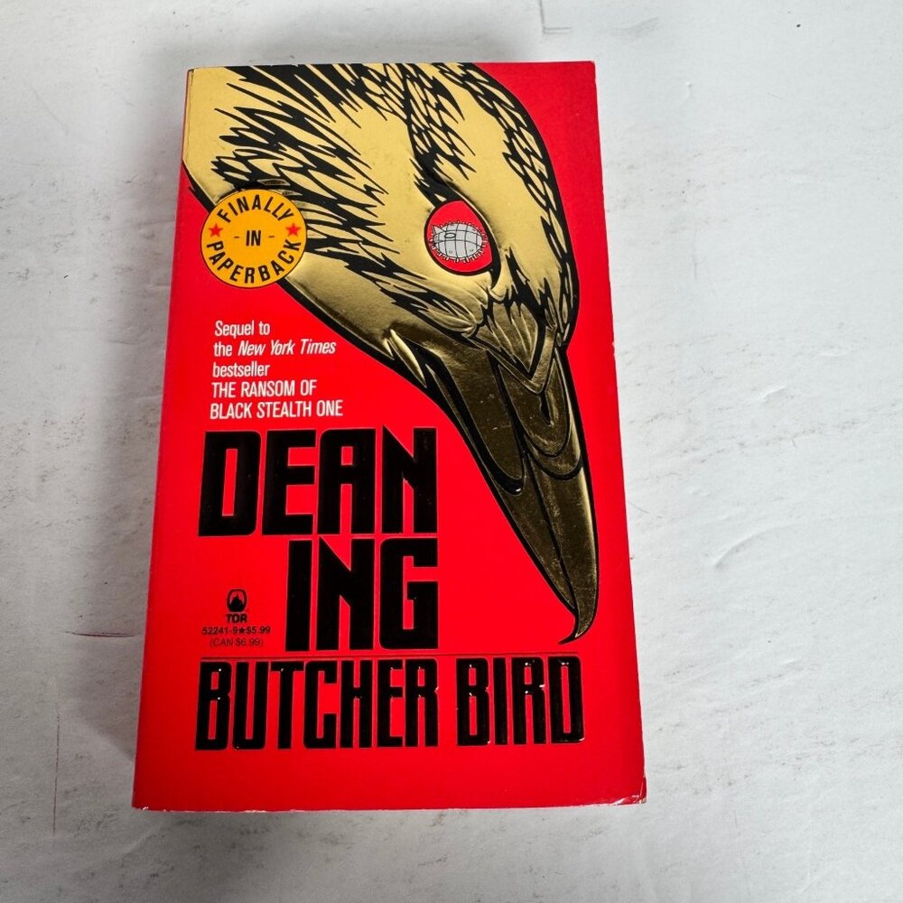 Butcher Bird Dean Ing 1994 First Mass Market Paperback‎ Thriller TOR